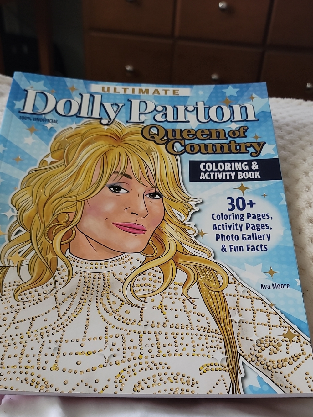Queen of Country Coloring & Activity Book - Blue